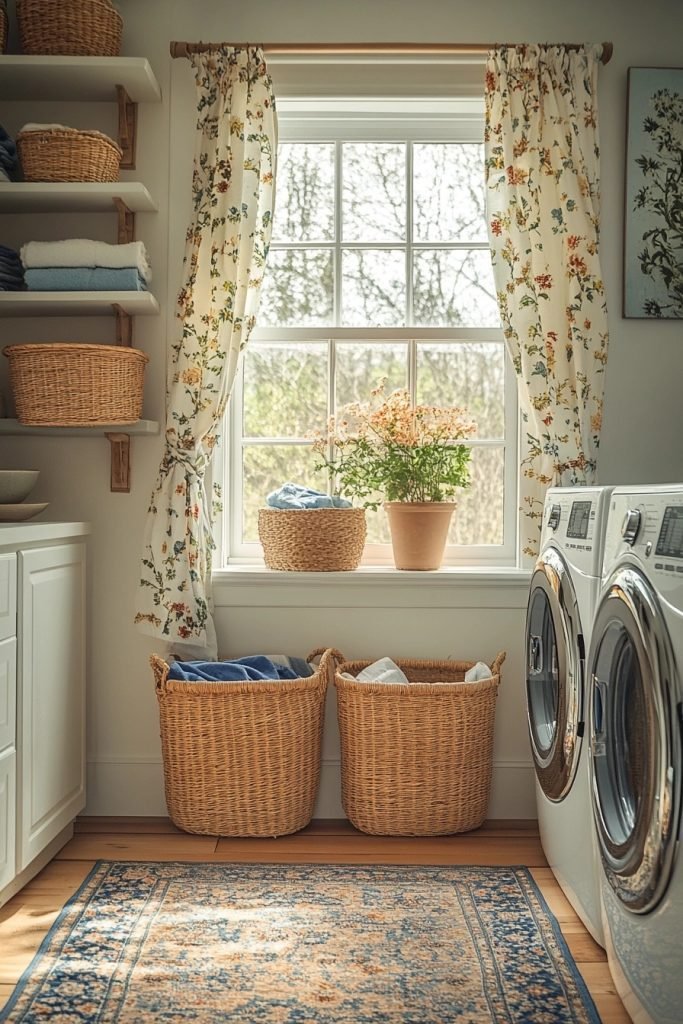 Boho Breeze Laundry Room