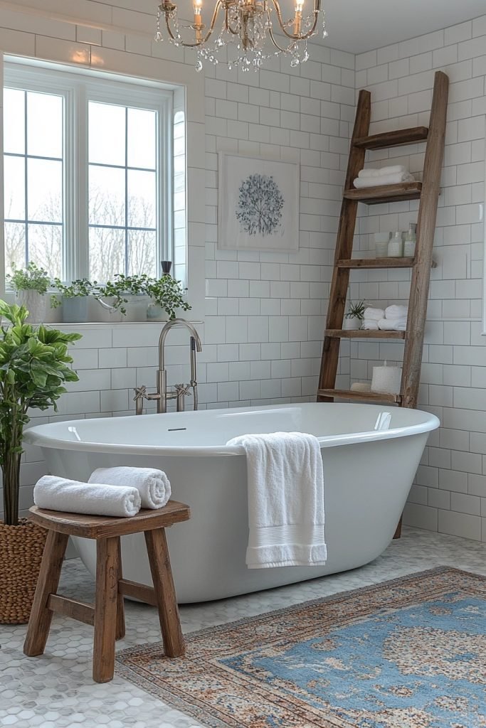 Boho Chic Bathroom Retreat