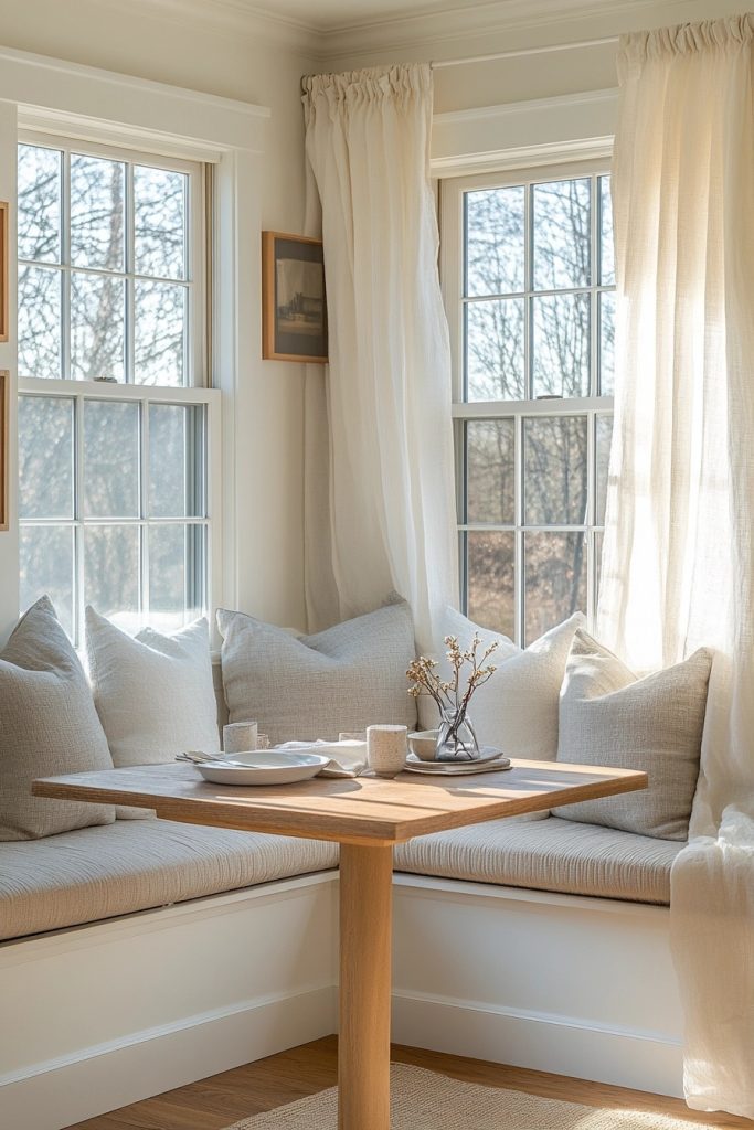 Bright Scandinavian Breakfast Nook