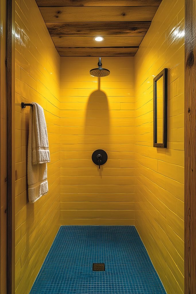 Bright and Bold Yellow with Tranquil Blue