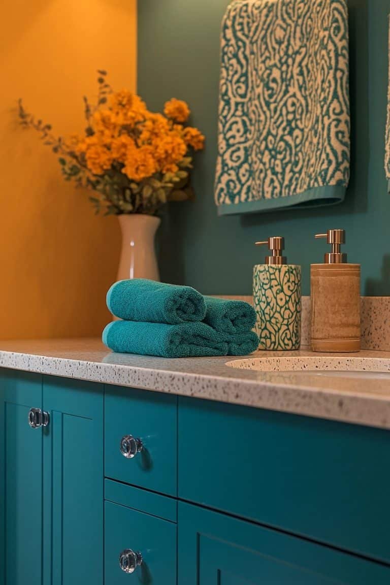 29 Yellow And Blue Bathroom Ideas For A Lively And Elegant Look ...