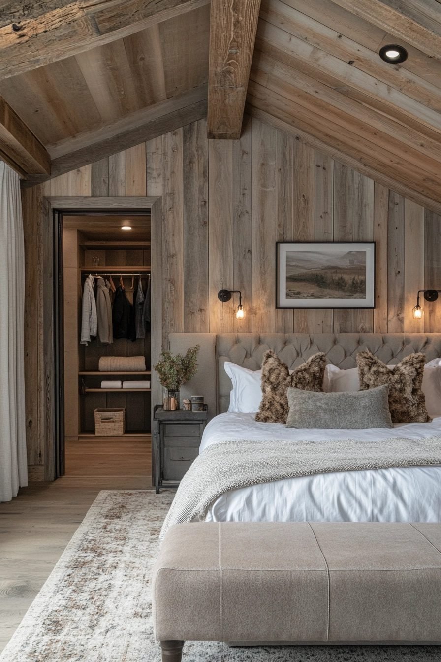 View of 29 Little Cabin Bedroom Ideas For A Quaint And Relaxing Getaway ...