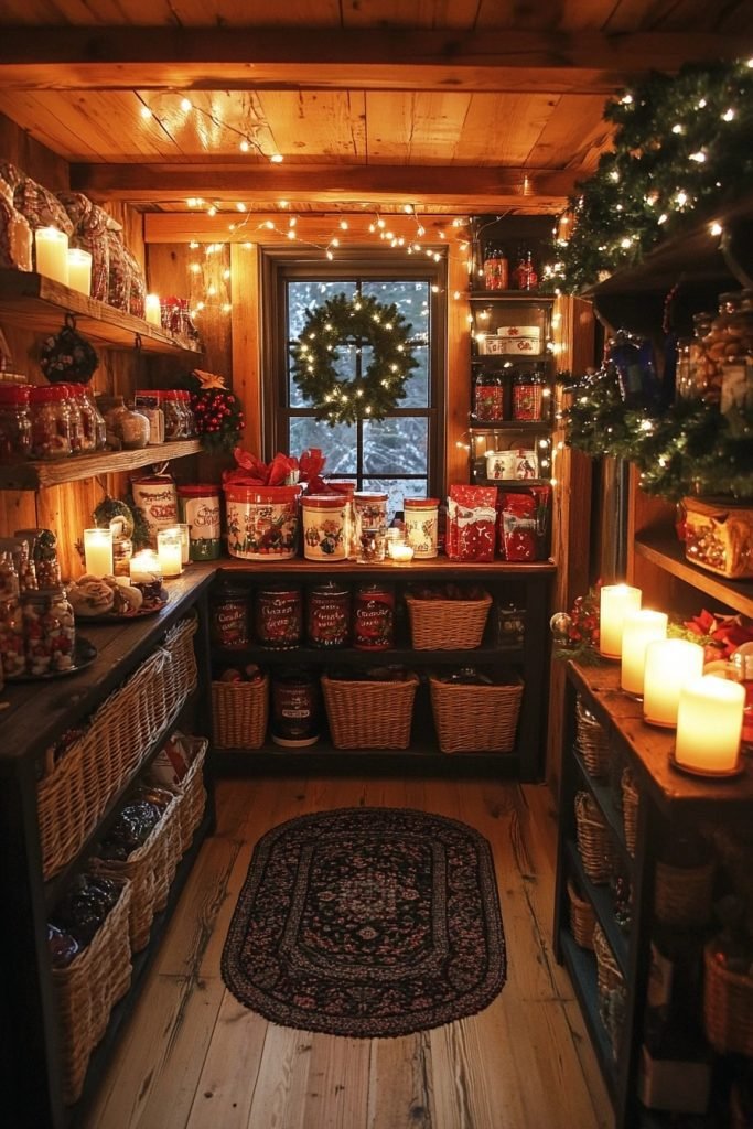 Candlelit Christmas Pantry