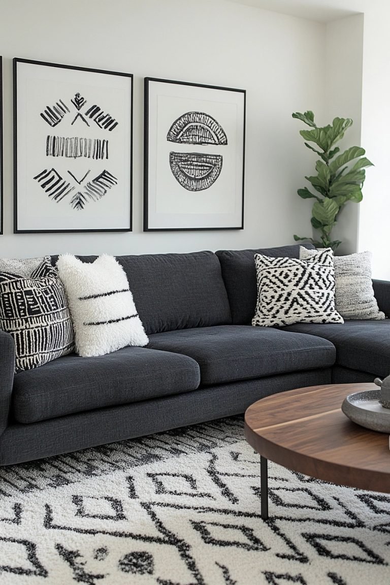 29 Charcoal Couch Living Room Ideas To Add Sophistication To Your Home ...