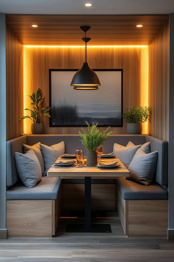 Chic Scandinavian Dining Alcove