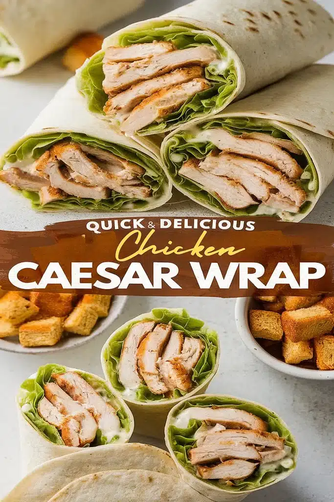 Chicken Caesar Wraps