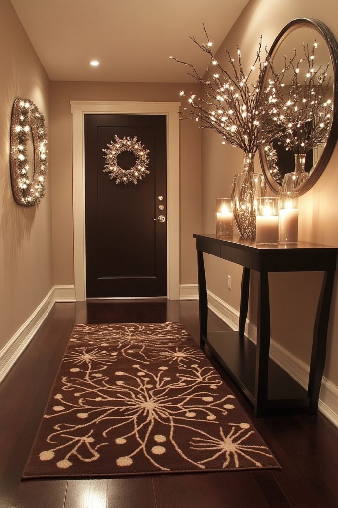 Christmas Elegance in the Foyer