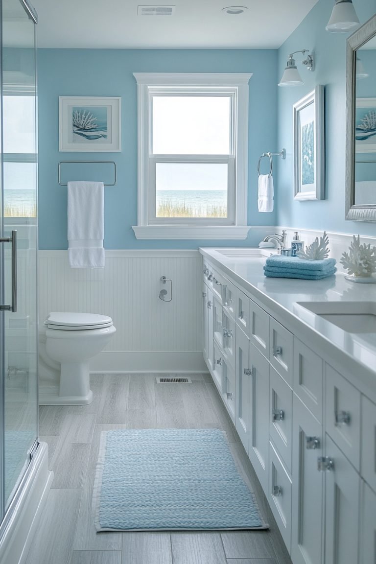 29 Chic Nautical Bathroom Ideas For A Sleek And Elegant Coastal Design ...
