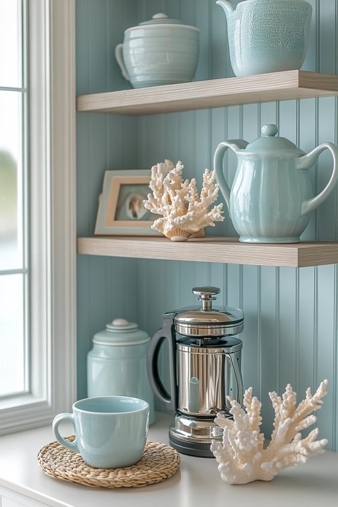 Coastal Breeze Coffee Shelf