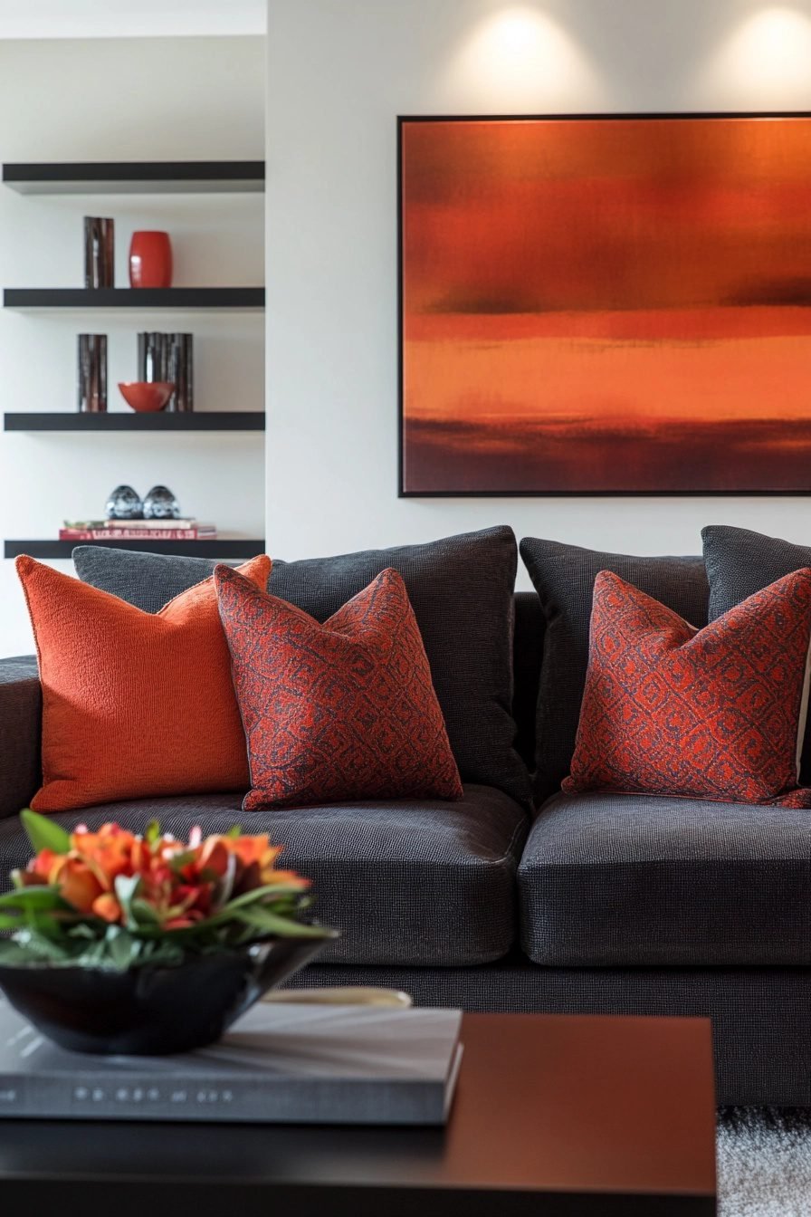 29 Charcoal Couch Living Room Ideas To Add Sophistication To Your Home ...