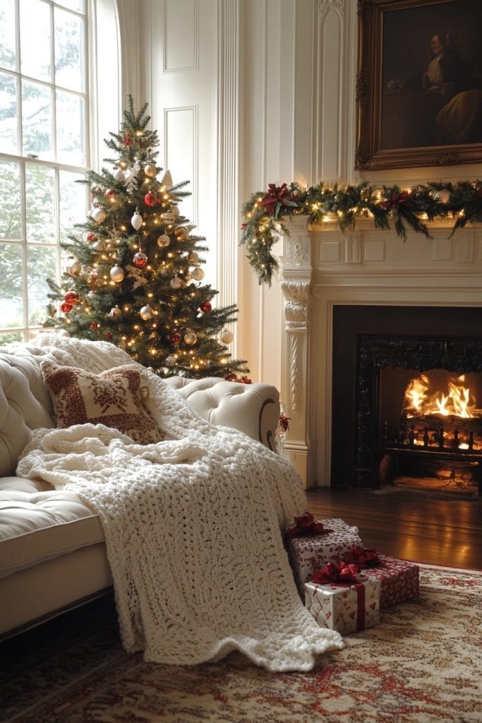 Cozy Christmas Living Room