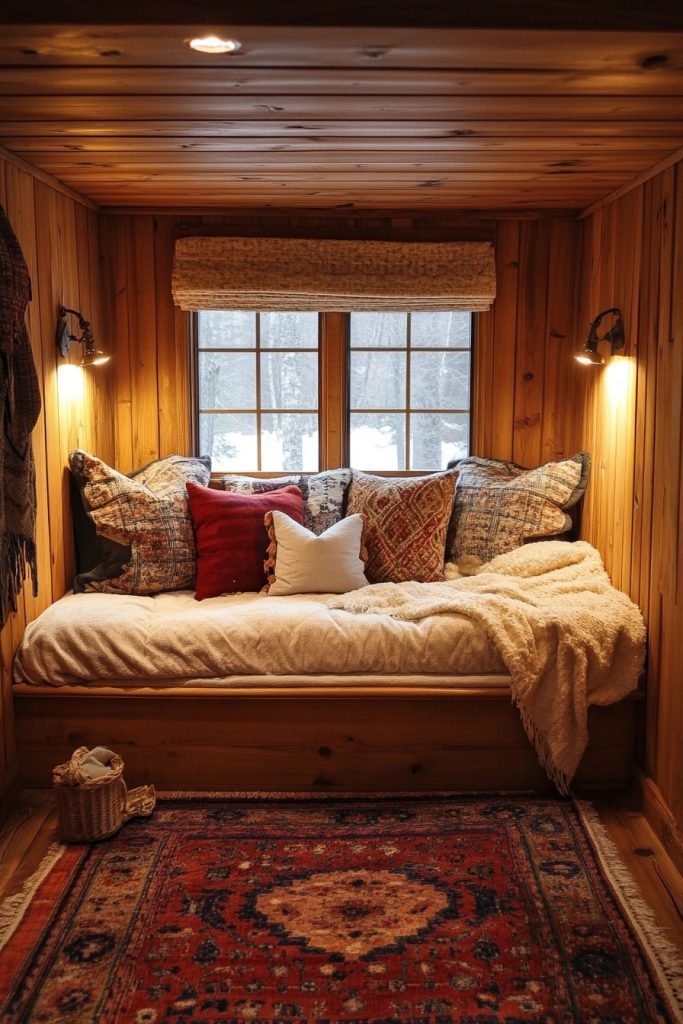 Cozy Corner Cabin Bedroom