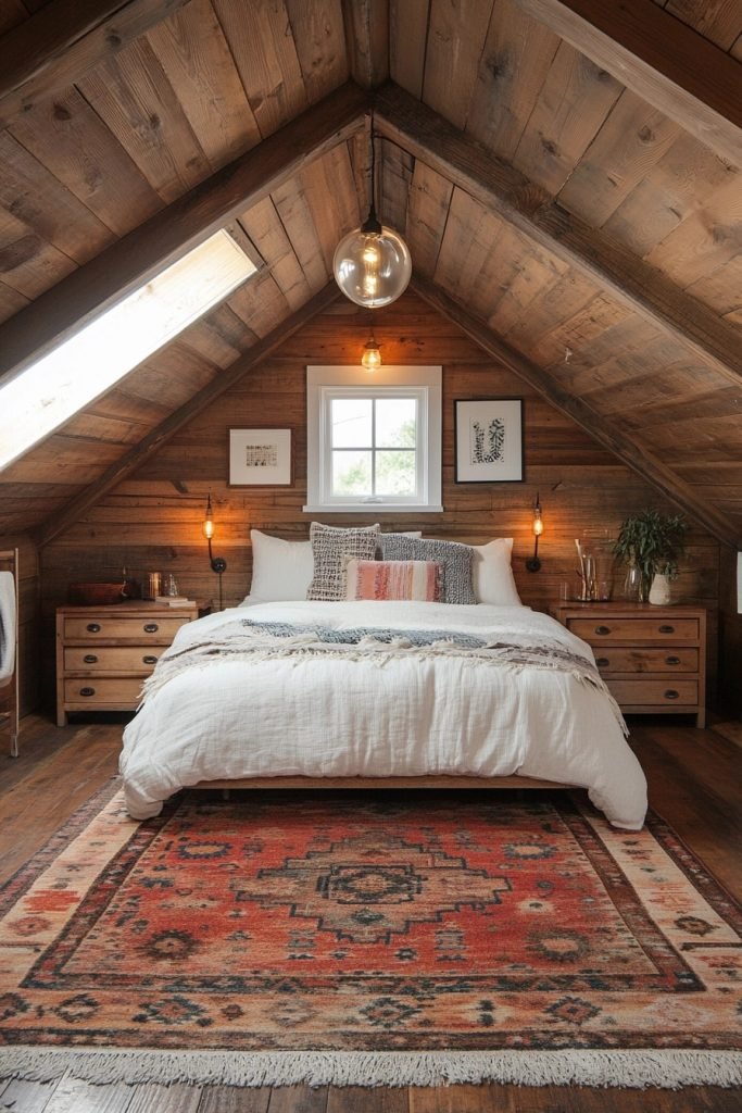Cozy Under-Eaves Bedroom