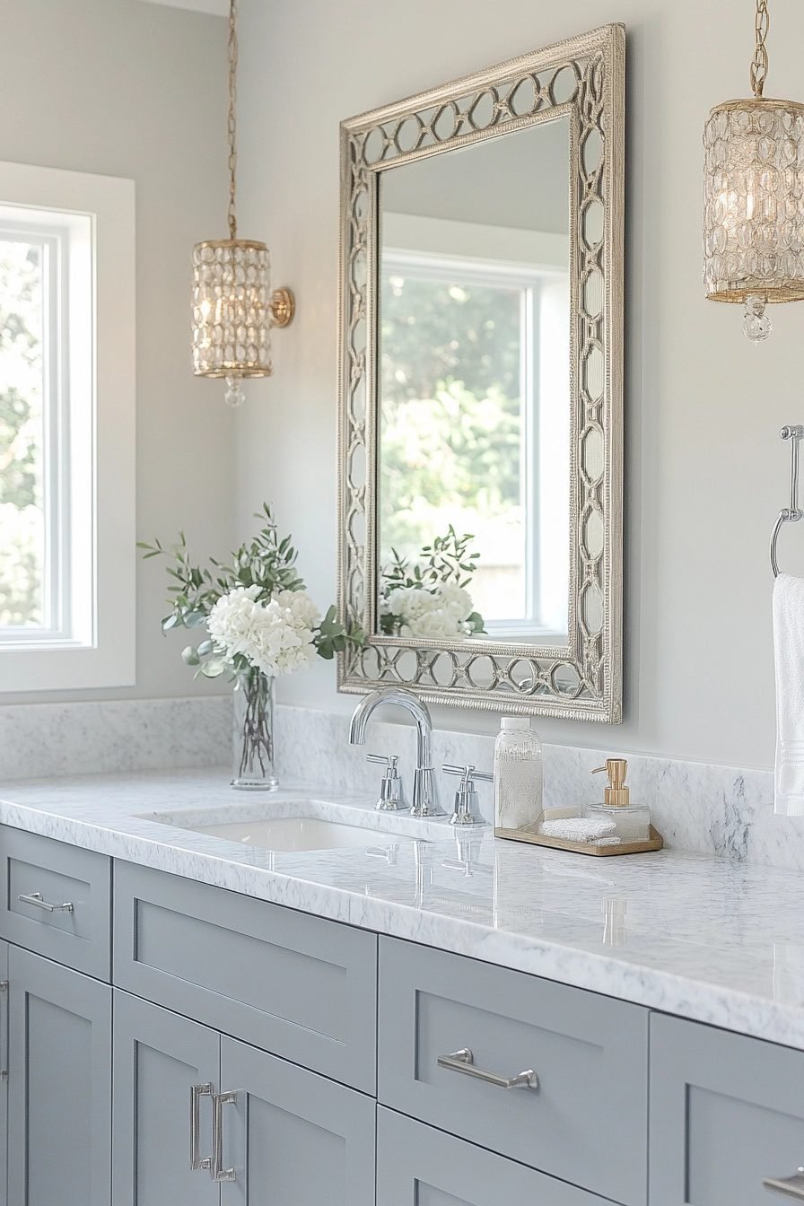 29 Grey Bathroom Decor Ideas For A Soft And Neutral Aesthetic ...