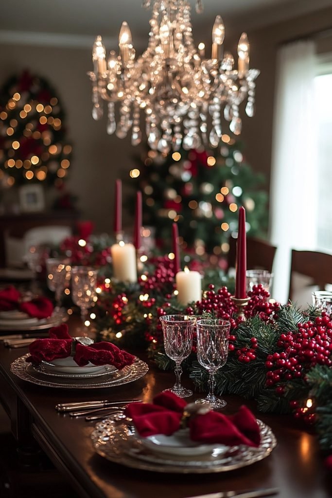 Elegant Christmas Dining Room