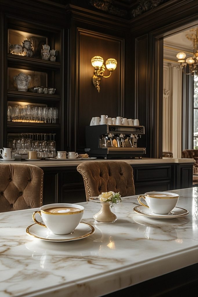 Elegant Hotel Style Coffee Bar