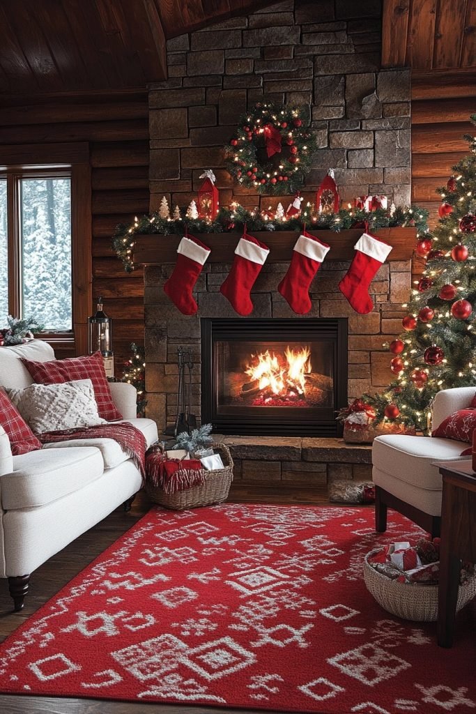 Fireside Christmas Lounge