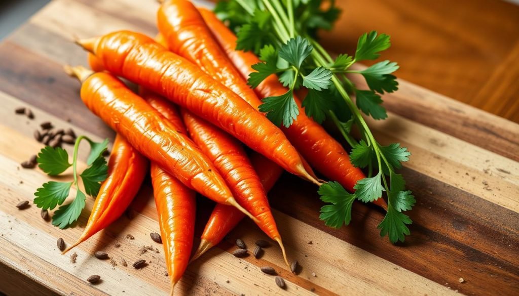 Fresh carrots ready for air frying