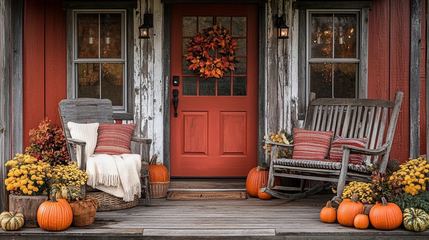 29 Front Porch Fall Decor Ideas To Create A Stunning Autumn Welcome ...