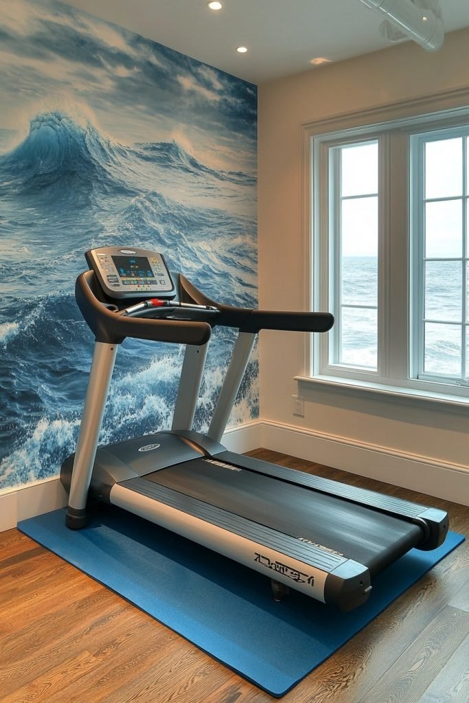 High-Tide Boho Home Gym