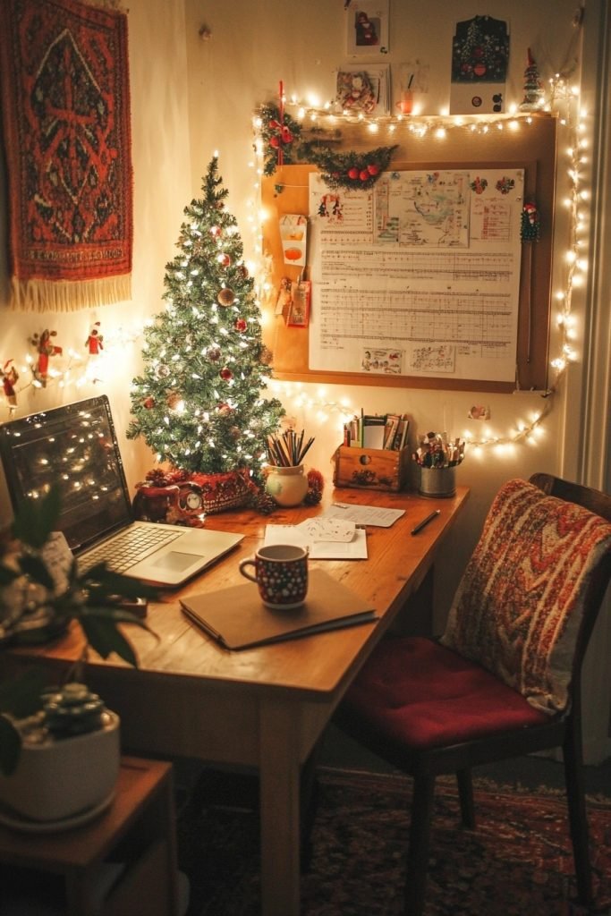 Holiday Spirit in the Home Office