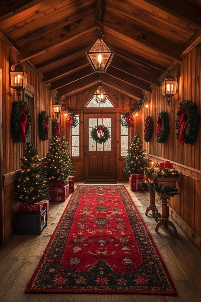 Holly Jolly Christmas Hallway