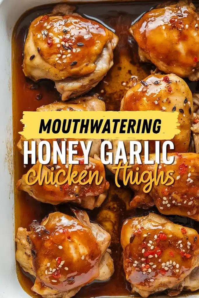 Honey Garlic Chicken Thighs