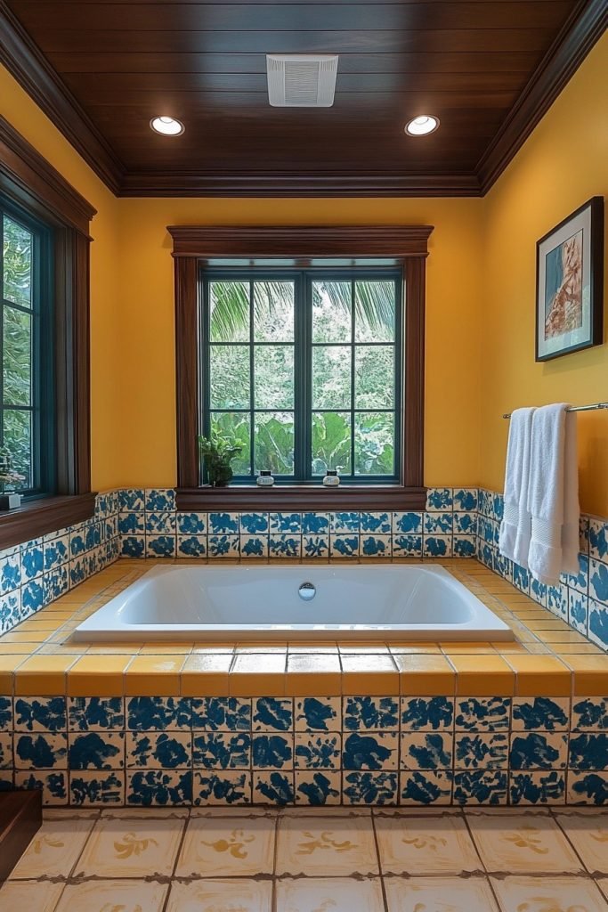 Honey and Oceanic Blue