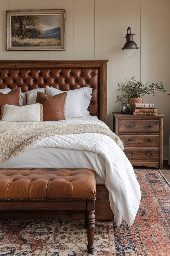 Leather and Wood Farmhouse