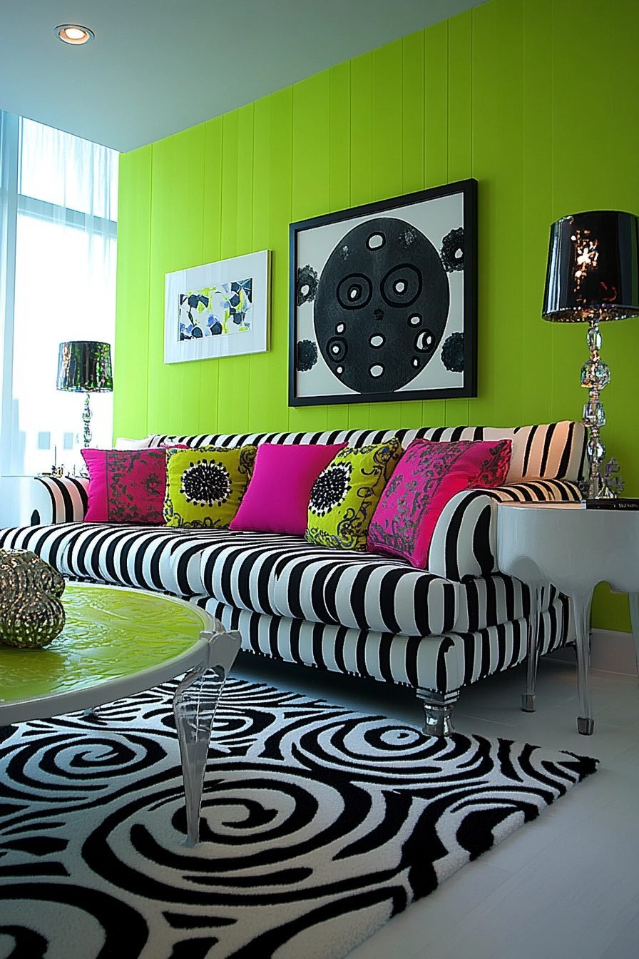 29 Green Living Room Ideas To Refresh Your Home's Style - Courtneys World - Rich Green Color Scheme Living Room