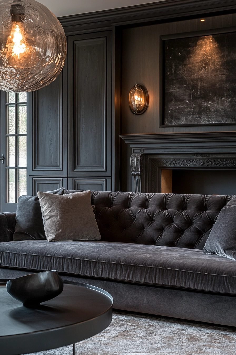 29 Charcoal Couch Living Room Ideas To Add Sophistication To Your Home ...