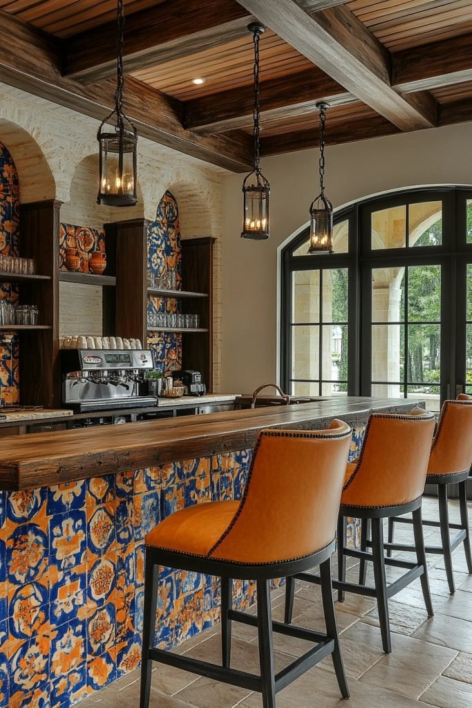 Mediterranean Inspired Coffee Nook