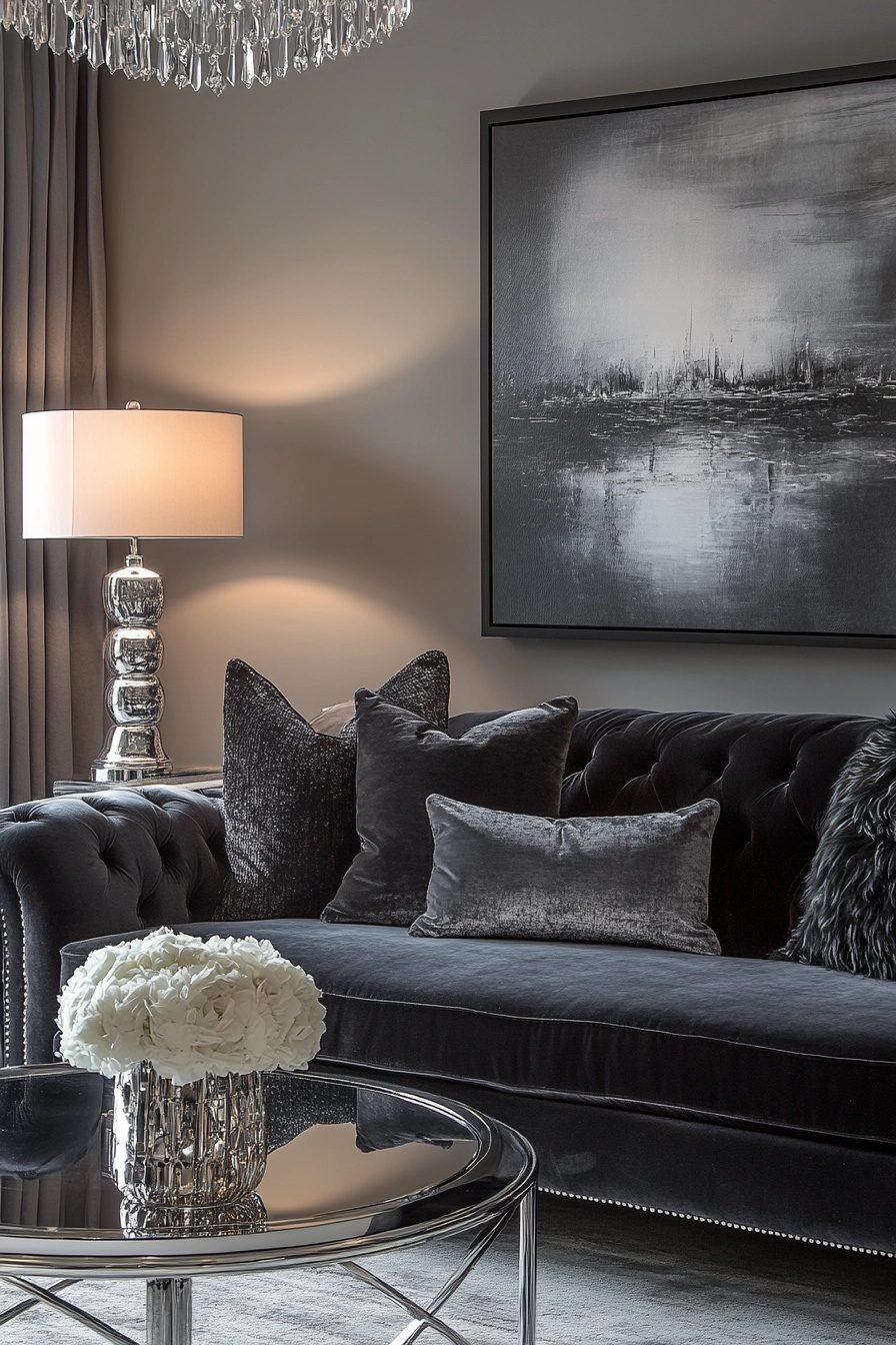 29 Charcoal Couch Living Room Ideas To Add Sophistication To Your Home ...
