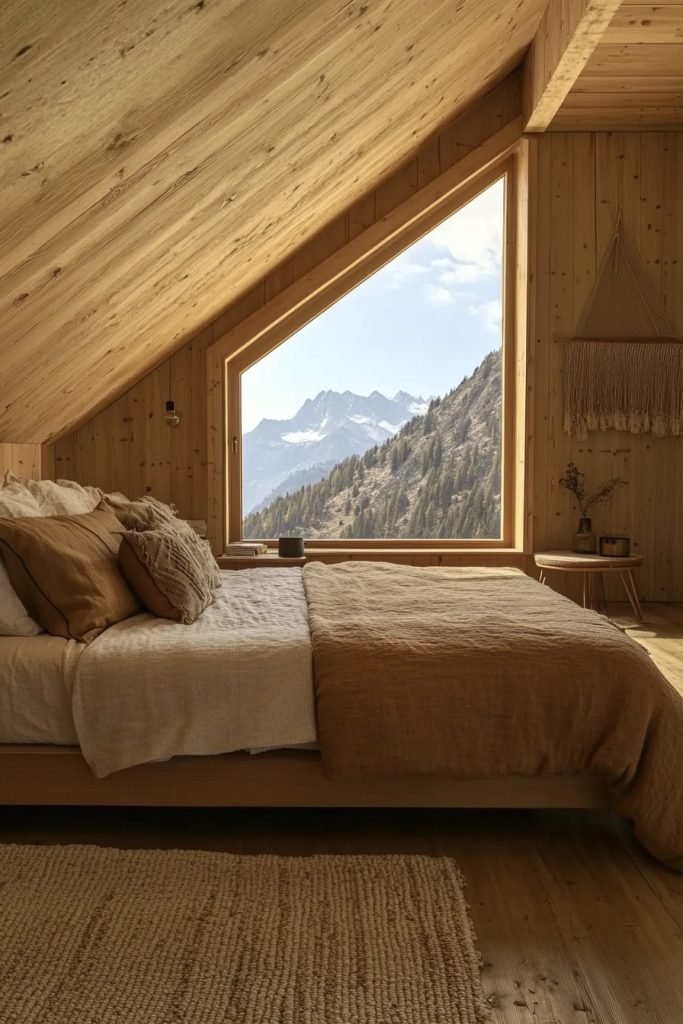 Minimalist Mountain View Room