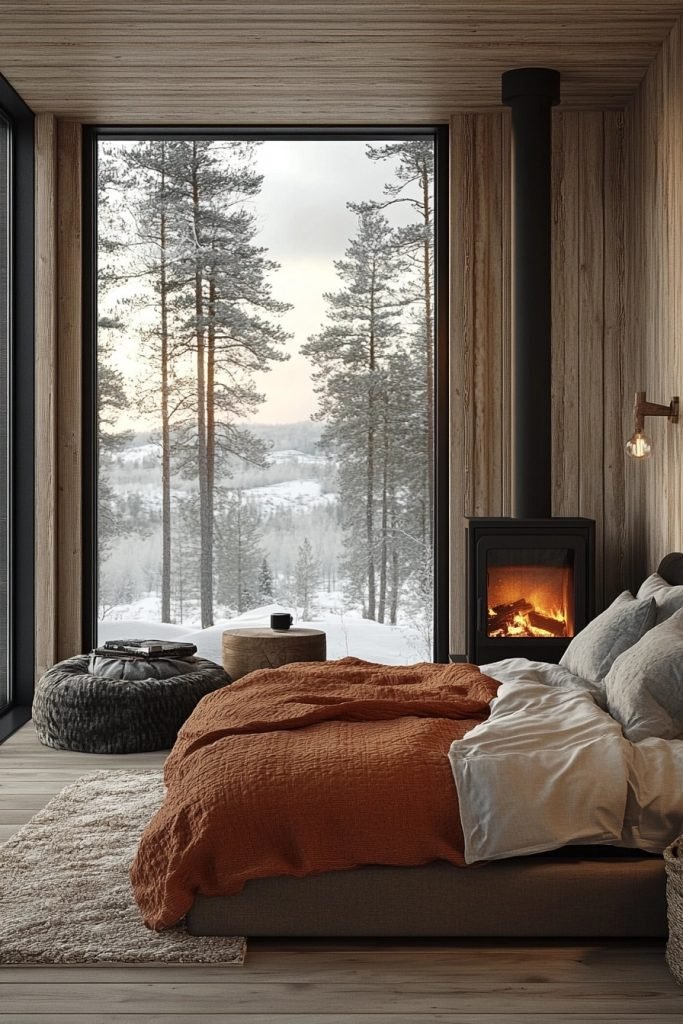 Nordic Cabin Bedroom