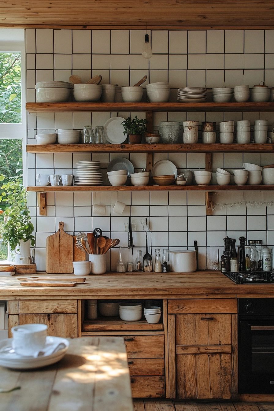Curated visual reference: Nordic Inspired Kitchen Decor For Compact Spaces Reference: 29 Little Cabin Kitchen Ideas For A Warm And Inviting