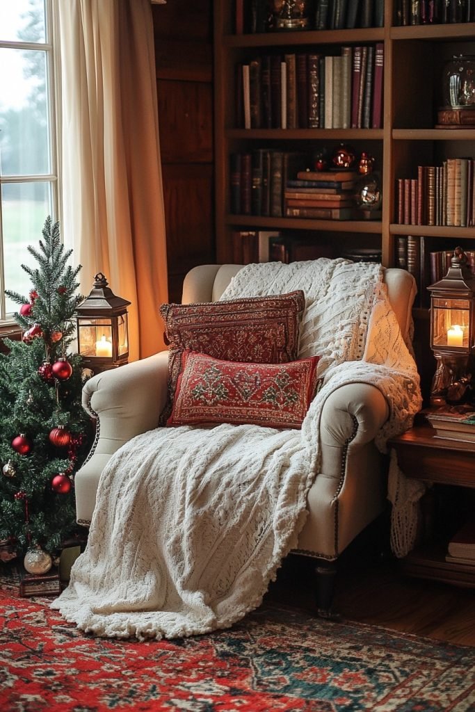 Nostalgic Christmas Storytelling Nook