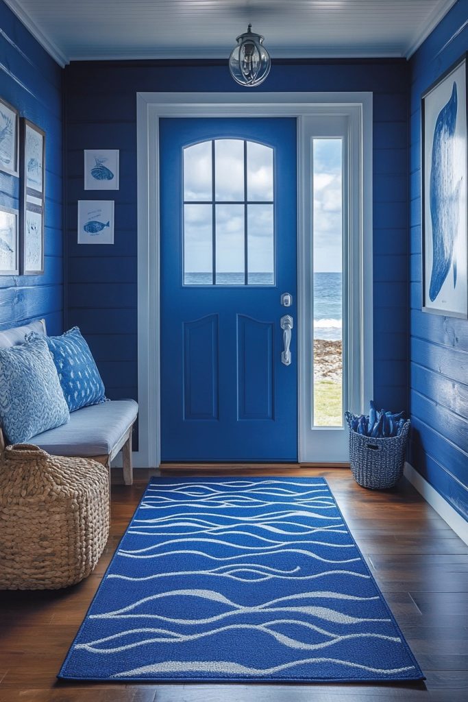 Oceanic Blue Entrance