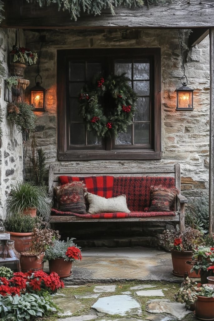 Old-World Cottage Porch