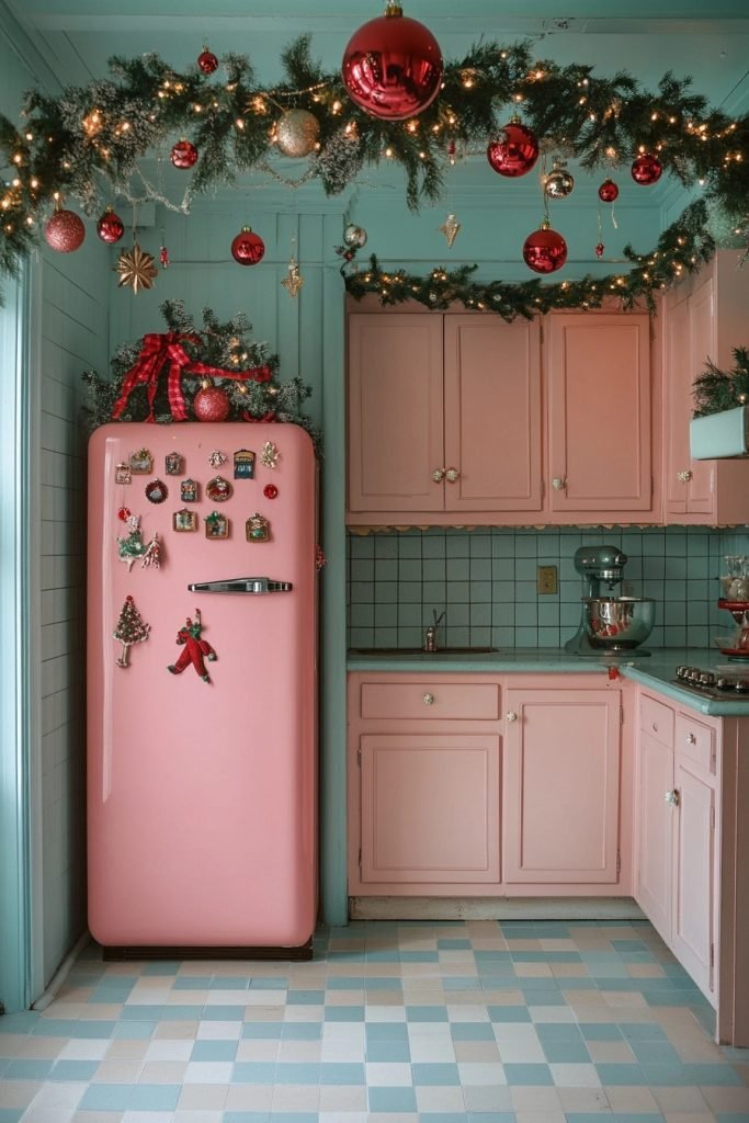 Retro Christmas Kitchen