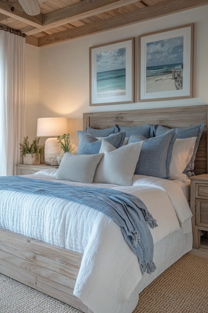 Rustic Beach House Bedroom