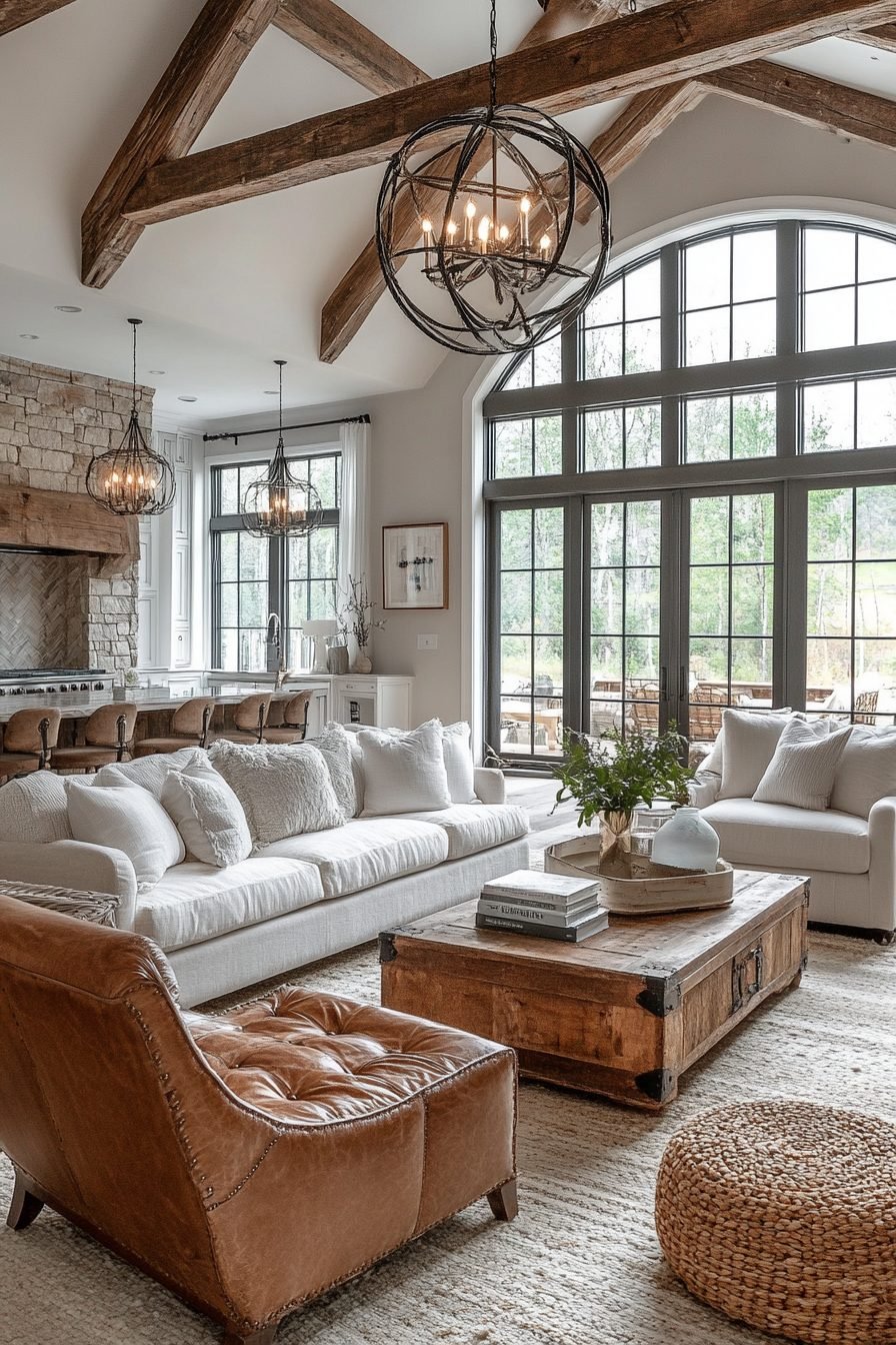 29 Little Cabin Living Room Ideas For A Modern Rustic Look - Courtneys ...