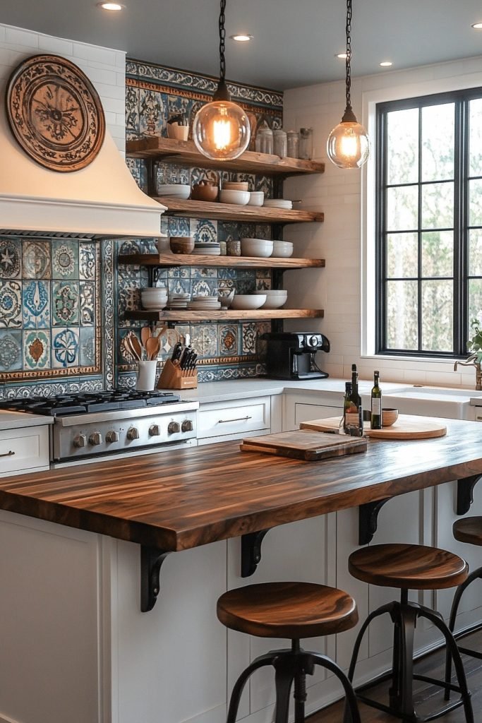 Seaside Boho Kitchen