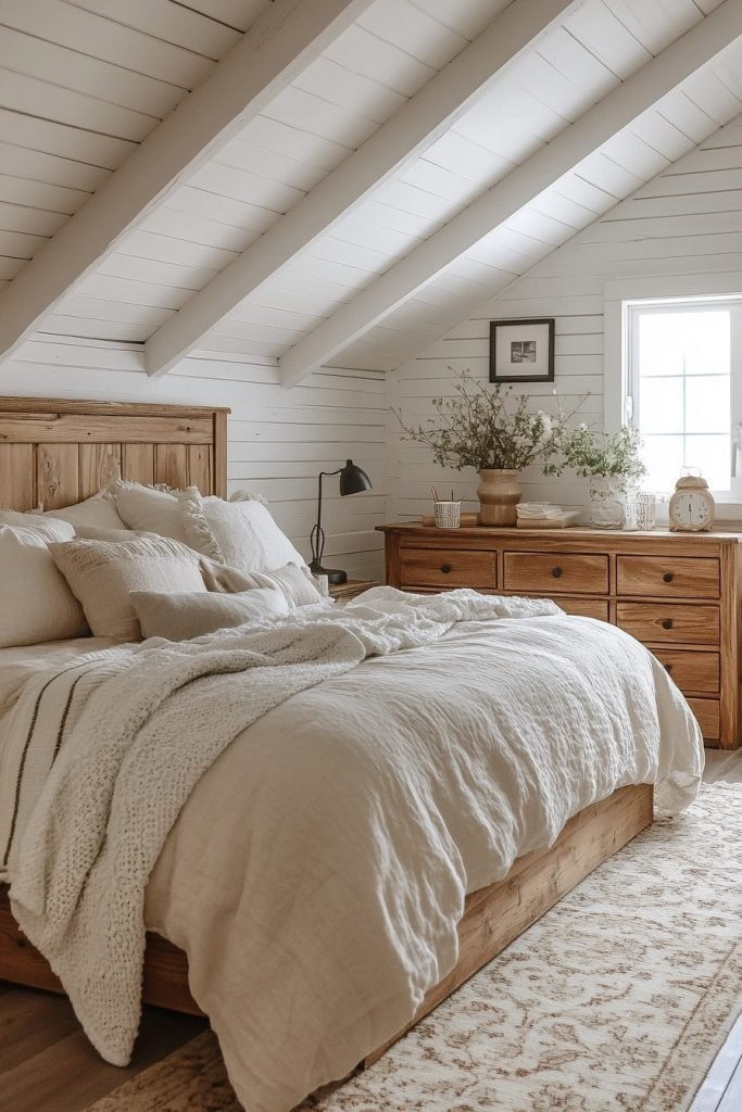 Shiplap Chic Bedroom
