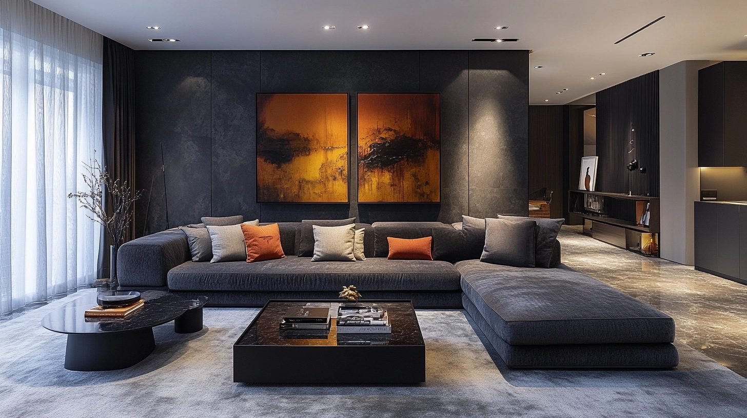 29 Charcoal Couch Living Room Ideas To Add Sophistication To Your Home ...