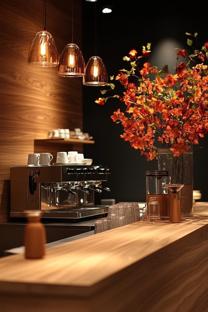 Sleek and Simple Espresso Bar