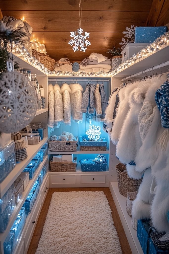 Snowflake Christmas Closet