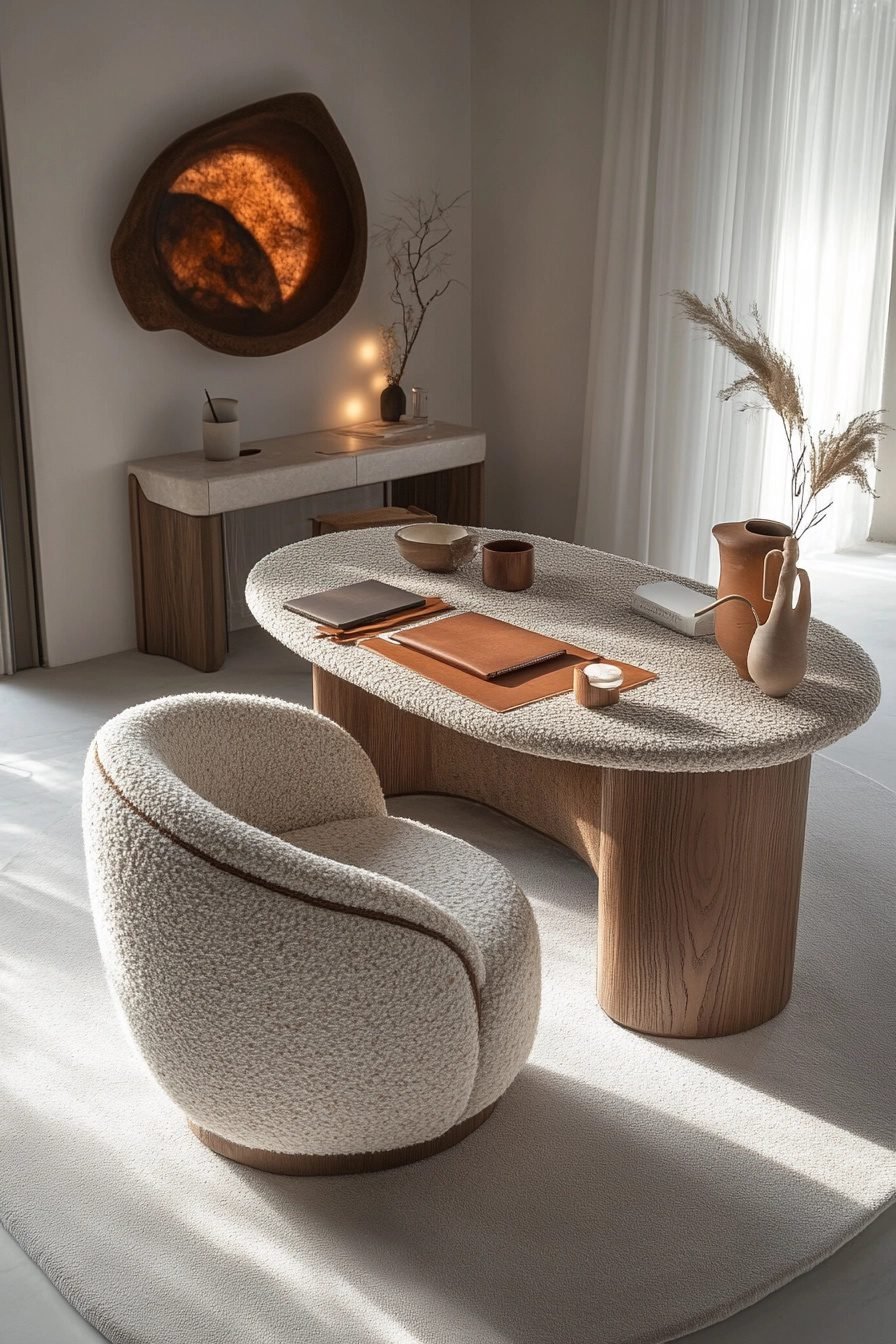 29 Wabi Sabi Office Ideas For A Peaceful And Organized Workspace ...