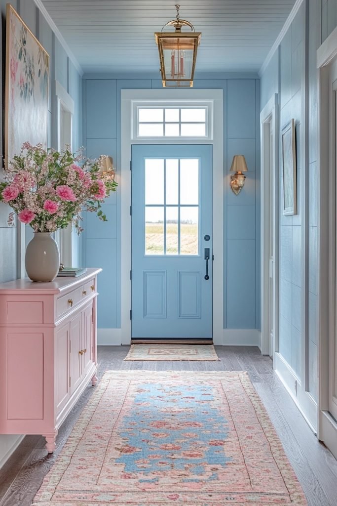 Soft Pastel Hallway