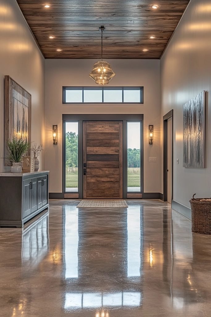 Streamlined Elegance Entryway